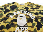 アベイシングエイプ A BATHING APE  1st カモ ジャカード カレッジ リラックスフィット クルーネックスウェット 001SWL301307M スウェット マルチカラー Mサイズ 103MT-2983