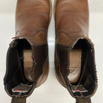 【曜日割引対象外】 レッドウィング RED WING CLASSIC CHELSEA USA製 9 3190 メンズ靴 ブーツ サイドゴア ブラウン 27cmサイズ 201-shoes1519 VB