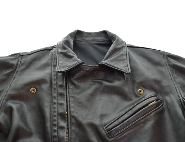 ヴィンテージ Vintage 70s ダブルライダースジャケット 70's TALONジップ ジャケット ブラック 103MT-2511