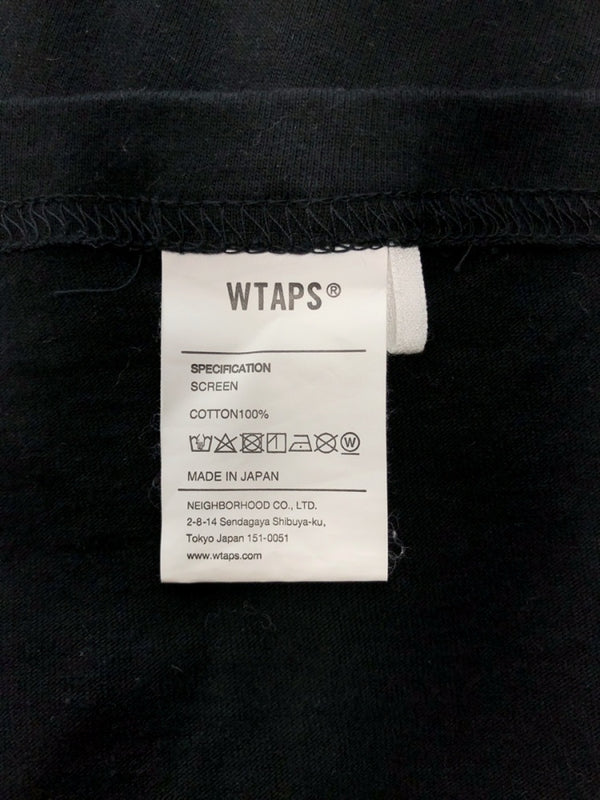 ダブルタップス WTAPS JOSHUA VIDES JV TEE T-SHIRT SAI CROSSBORN クロスボーン クルーネック 黒 3 Tシャツ ロゴ ブラック 104MT-105