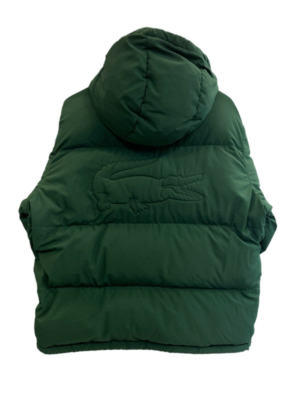 ラコステ LACOSTE バックステッチショートダウンジャケット 緑 BH4484 FR52 ジャケット グリーン 101MT-5011