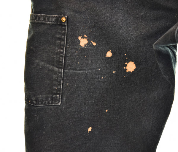 カーハート Carhartt  90’s Mexico製 ダブルニー ダック ペインター パンツ ブラック フェード 雰囲気系 BORO ボロ 90年代 90s  ボトムスその他 ブラック 32×30 103MB-644