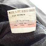 リーバイス Levi's USA製 90s ブラックデニム ストレートデニムパンツ 6501-0660 デニム ブラック 29 103MB-528