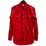 【曜日割引対象外】 ラングラー Wrangler 60's WESTERN SHIRT 長袖シャツ レッド 15-33サイズ 201MT-4376 VB
