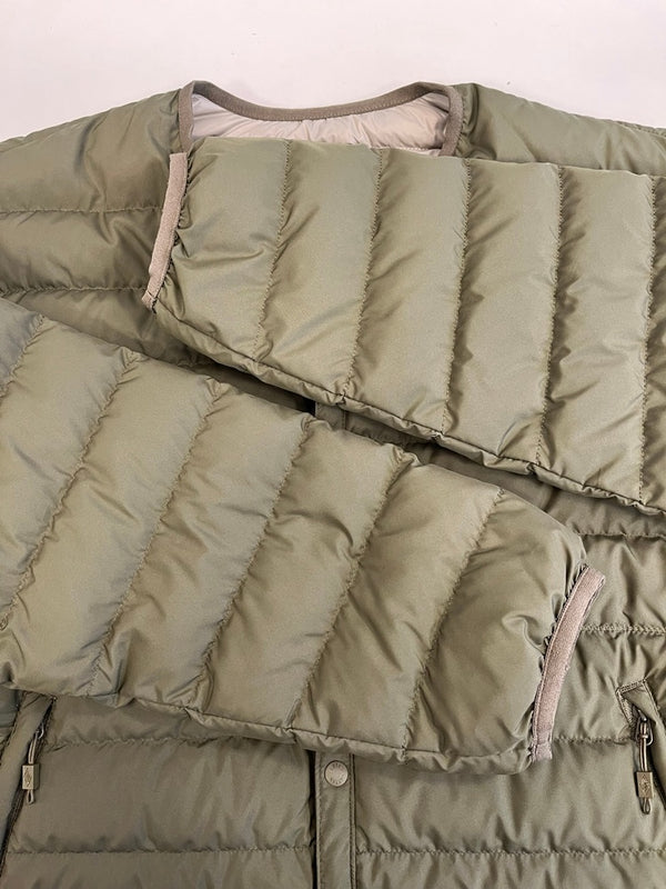 ダントン DANTON ダウンジャケット インナーダウン 中綿 オリーブ 緑 KW12-111-02 XL ジャケット カーキ 101MT-5256