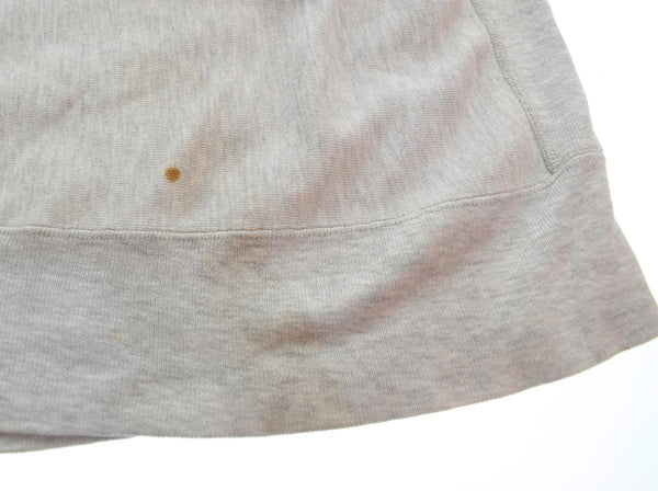 チャンピオン Champion 80年代 80s REVERSE WEAVE リバースウィーブ トリコ タグ 後期 made in USA ダメージ 80's KAO LOGO ワッペン スウェット グレー Lサイズ 103MT-3269