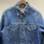 【曜日割引対象外】 リーバイス Levi's 70's 71205-0317 USA製 ブランケットライナー ジャケット ブルー 42Lサイズ 201MT-4465 VB