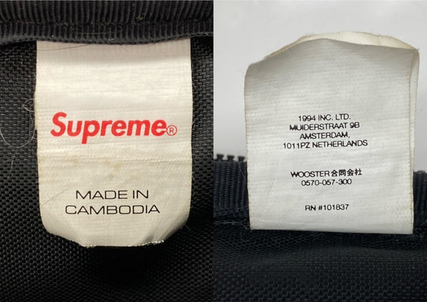 シュプリーム SUPREME 22SS SLING BAG スリング バッグ CORDURA ショルダー 斜め掛け かばん 黒  バッグ メンズバッグ ショルダーバッグ・メッセンジャーバッグ ロゴ ブラック 104B-77