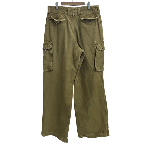 【曜日割引対象外】 ヴィンテージ vintage 50's フランス軍 FRENCH ARMY M-47 カーゴパンツ カーキ W35サイズ 201MB-1153 VB