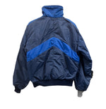 ジェリー GERRY 80’s 80年代 旧タグ 2トーン 切替デザイン ダウンジャケット VINTAGE ヴィンテージ MADE IN USA アメリカ製 - ジャケット ブルー 101MT-4616