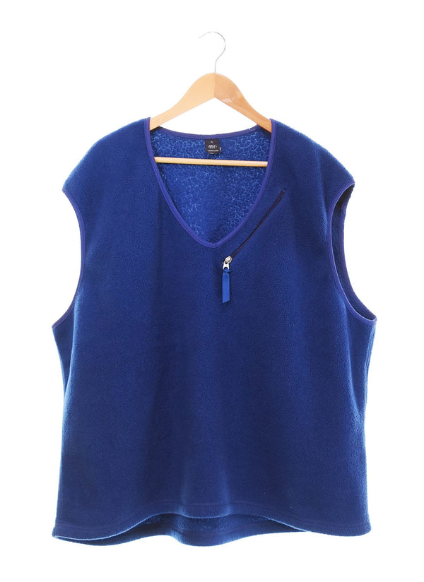 パタゴニア PATAGONIA 98年製 90s 90's USA製 Simple Vest シンプルベスト フリースベスト 25112 ベスト ブルー LLサイズ 103MT-2648