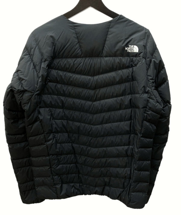 ザノースフェイス THE NORTH FACE Thunder Roundneck Jacket サンダー ラウンドネック ジャケット 中綿 ダウン BLACK 黒 NY82213 XXL ジャケット ロゴ ブラック 104MT-704