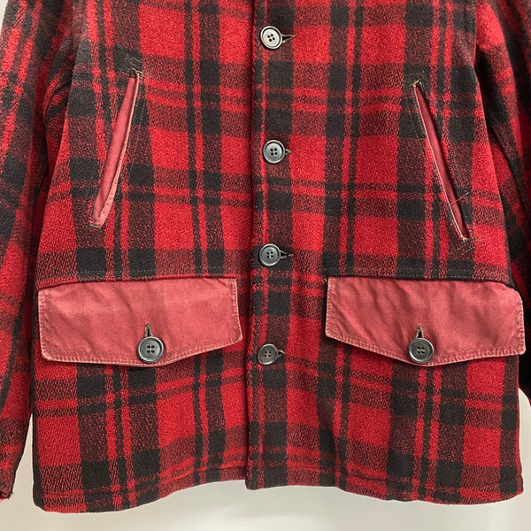 【曜日割引対象外】 ヴィンテージ vintage 50's RED HEAD レッドヘッド ウール マッキーノジャケット ジャケット レッド 201MT-4761 VB