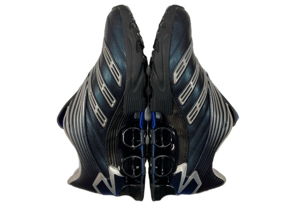 アディダス adidas 24年製 × atmos アトモス PREDATOR MEGARIDE プレデター メガライド サッカー シューズ 青 黒 JQ2579 メンズ靴 スニーカー ブラック 27cm 104S-909