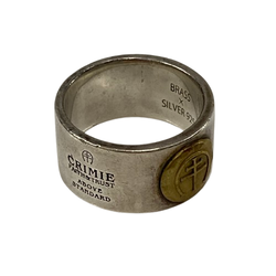 【中古】クライミー CRIMIE BRASS × SILVER 925 21号 メンズジュエリー・アクセサリー 指輪・リング シルバー 201goods-648