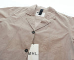 マーガレットハウエル MHL. chambray shirt 半袖シャツ オープンカラーシャツ  595-4152509 半袖シャツ ベージュ 2 103LT-105