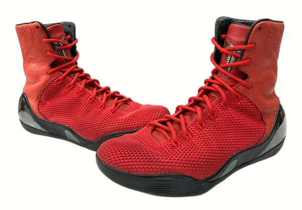 ナイキ NIKE 14年製 KOBE 9 HIGH KRM EXT QS RED MAMBA コービー ハイ レッド マンバ バスケット シューズ 赤 716993-600 メンズ靴 スニーカー レッド 27cm 104-shoes564