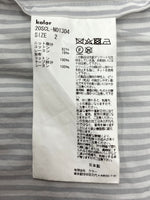 カラー kolor 20SS ASYMMETRY KNIT DOCKING L/S SHIRT アシンメトリー ニット ドッキング 長袖 シャツ 白 灰 紺 20SCL-N01304 サイズ 2 セーター 総柄 マルチカラー 104MT-1576