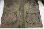 バブアー BARBOUR 90's 90年代 3ワラント NORTHUMBRIA ノーザンブリア ワックス コットン オイルドジャケット ハーフコート VINTAGE ヴィンテージ A400 C42 ジャケット カーキ 101MT-5238