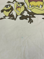 US US古着 LOONEY TUNES TAZ Tasmanian Devil ルーニー・テューンズ  タズマニアンデビル - Tシャツ ホワイト 101MT-3913