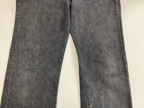 リーバイス Levi's 80's 80年代 501 先染めブラック ボタン裏532刻印 MADE IN USA アメリカ製 VINTAGE ヴィンテージ 501-0668 デニム ブラック W31×L34 101MB-628