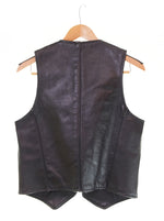 バンソン VANSON USA製 TALONジップ レザー ベスト 黒 38 ベスト ブラック 103MT-2311