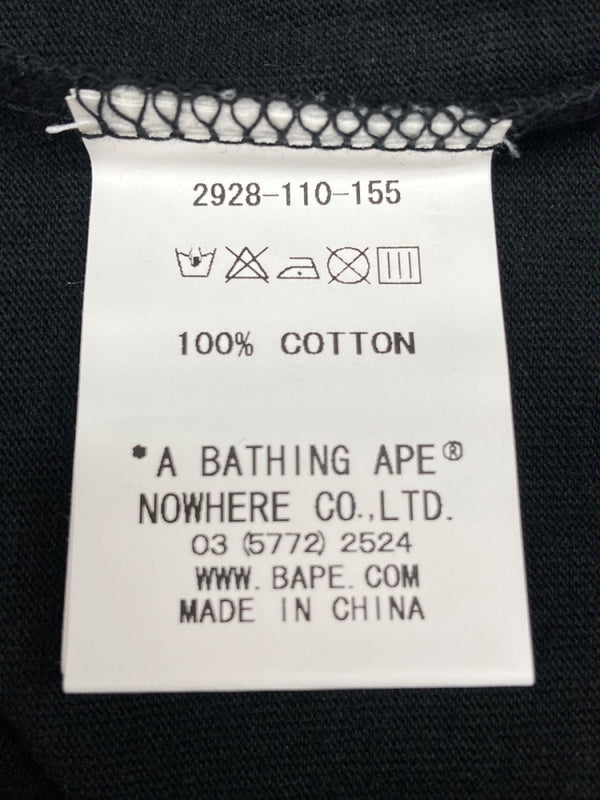 アベイシングエイプ A BATHING APE BAPEMANIA GOLD CARD CAMO TEE ベイプ マニア ゴールドカード カモ 半袖 Tシャツ 黒 Tシャツ ロゴ ブラック Mサイズ 104MT-1456