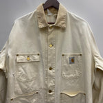 【曜日割引対象外】 カーハート Carhartt 80's 100th Anniversary ミシガンチョアコート 100周年記念 USA製 ジャケット ホワイト 201MT-4454 VB