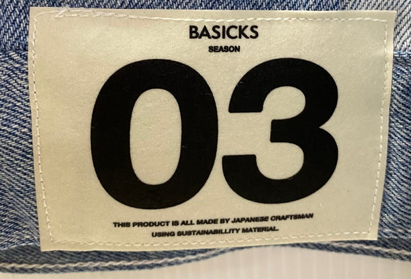 リーバイス Levi's Basicks コラボ デニム ジャケット ブルー Mサイズ 201MT-2988