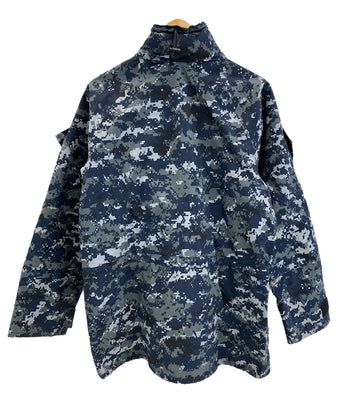 ミリタリー military US NAVY アメリカ軍 ワーキングパーカー デジタルカモ ミリタリージャケット ナイロンジャケット SMALL SHORT ジャケット ネイビー 101MT-3792