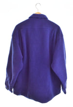 パタゴニア PATAGONIA 90s USA製 シンチラオーバーシャツ フリースシャツ フリースジャケット 21200 長袖シャツ パープル Lサイズ 103MT-2482