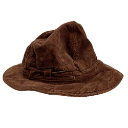 【曜日割引対象外】 【中古】キャピタル KAPITAL コーデュロイ バケットハット 帽子 メンズ帽子 ハット ブラウン 201goods-751 VB