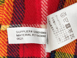 ラルフローレン RalphLauren POLO 現行タグ Plaid woolen skirt プラッド ウールン 巻きスカート ラップスカート ウール 毛 ベルト グリーン 緑 レッド 赤  黄色 SIZE0 211843300001 スカート チェック マルチカラー 104LB-38