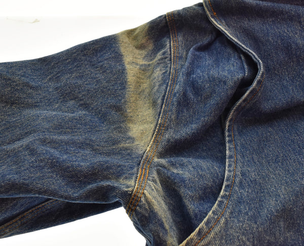 ラルフローレン RalphLauren 80'S 白タグ 80年代 デニムジャケット  トラッカージャケット ジャケット ブルー Lサイズ 103MT-3231