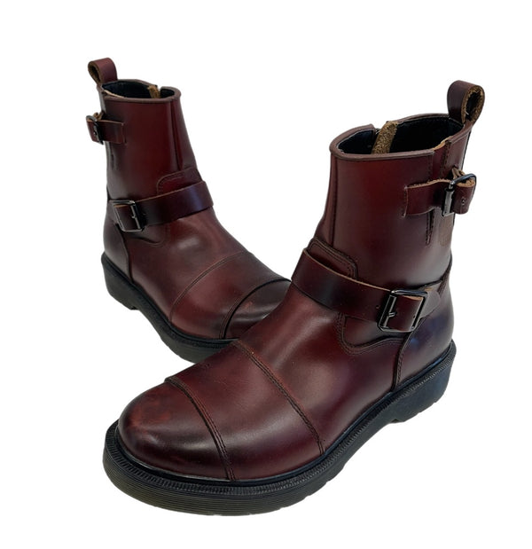 デグナー DEGNER レザー エンジニアブーツ バイク サイドジップ HS-B10 レディース靴 ブーツ エンジニア ブラウン 24cm 101sh-2317