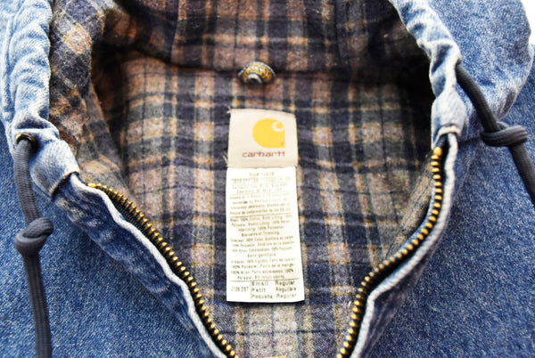 カーハート Carhartt キルト裏地付 アクティブジャケット  青 ジャケット ブルー Sサイズ 103MT-1629