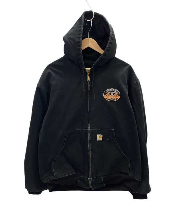 カーハート Carhartt DUCK ACTIVE JACKET THERMAL LINED BLACK ダックアクティブジャケット 黒 J131BLK XL ジャケット ロゴ ブラック LLサイズ 101MT-2302