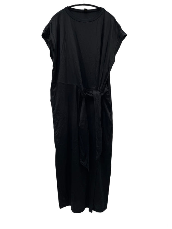 ハグオーワー HUG O WaR ノースリーブ デザイン ロング ワンピース ブラック 1 601LT-17