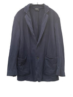 ジルサンダー JIL SANDER 16SS 2B スウェット テーラード ジャケット JSMH707008 MH3997108 ネイビー M 601MT-38