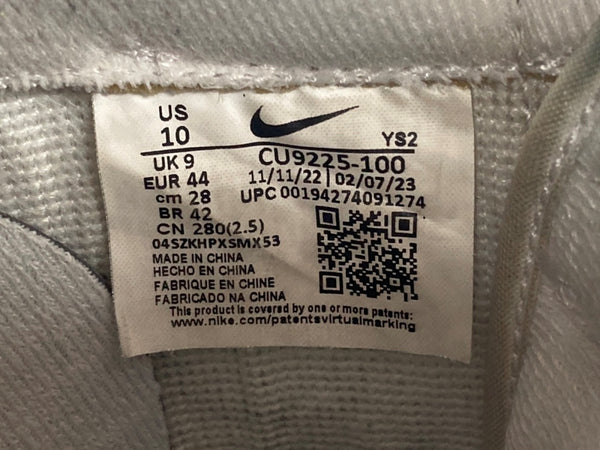 ナイキ NIKE 23年製 × SUPREME シュプリーム AIR FORCE 1 LOW エア フォース ロー ボックスロゴ シューズ 白 CU9225-100 メンズ靴 スニーカー ホワイト 28cm 104S-950