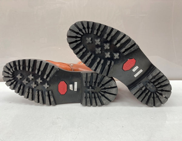 エヴィス EVISU U-TIP BOOTS Uチップ ブーツ 山根靴店 YAMANE レースアップ トレッキング シューズ エビス 茶 2001 メンズ靴 ブーツ ワーク ブラウン 25 1/2 104S-755