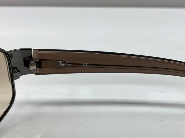 レイバン Ray-Ban SUNGLASSES サングラス メタルフレーム アイウェア 眼鏡 茶 RB3278 眼鏡・サングラス サングラス ロゴ ブラウン 104G-48