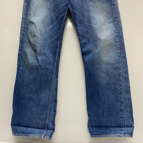 【曜日割引対象外】 ウエアハウス WAREHOUSE 1001XX GENUS デニムパンツ W32 デニム ブルー 201MB-1121 VB