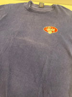 ステューシー STUSSY 90s 90's USA製 紺タグ OLD STUSSY 王冠 クラウン ロゴ オールド シングルステッチ ナス紺 Tシャツ ネイビー Mサイズ 101MT-4861