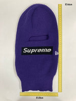 シュプリーム SUPREME NEW ERA BOX LOGO BALACLAVA ニューエラ ボックスロゴ バラクラバ ニット帽 目出し帽 帽子 メンズ帽子 ニット帽 パープル 101hat-109