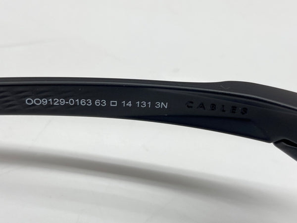 オークリー OAKLEY CABLES ケーブルズ ハイブリッジフィット PRIZM GREY サングラス アイウェア 眼鏡 黒 OO9129-0163 眼鏡・サングラス サングラス ロゴ ブラック 104G-52