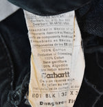 カーハート carhartt USA製 ダブルニー ペインターパンツ 32×30  黒 デニム ブラック 32 103MB-417