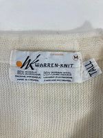 ヴィンテージ vintage WARREN KNIT カナダ製 モヘアウール ニット カーデ TALL カーディガン ホワイト 101MT-3434