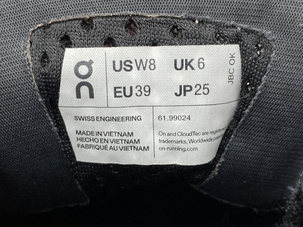 オン On Cloudmonster クラウドモンスター ランニング ローカット シューズ 黒 メンズ靴 スニーカー ブラック 25cm 104S-942