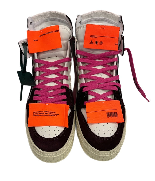 オフホワイト Off-White 3.0 OFF COURT SUPREME SUEDE BURGUNDY メンズ靴 スニーカー ワインレッド EU42 101sh-2155
